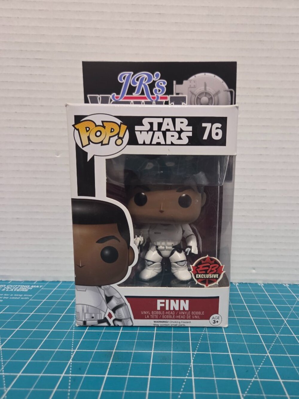 FUNKO POP Star Wars Finn Stormtrooper EB Games 76 Vinyl Figure